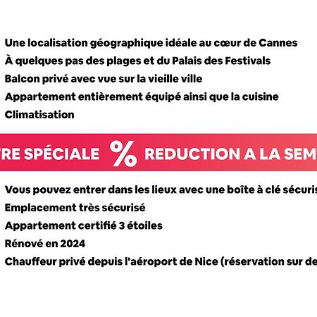 Grand Studio Cannes Centre Exterior foto